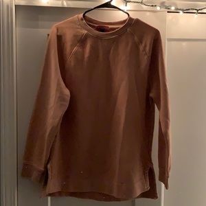 Pink crew neck sweatshirt